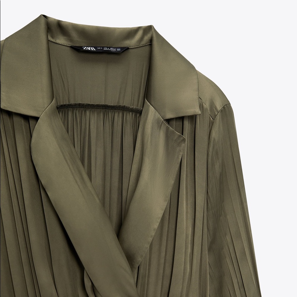 BELTED WRINKLED LOOK JUMPSUIT - Picture 7 of 13